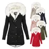 Qnpqyx yeni kış kadın ceketler orta uzunluğunda kalınlıkta büyük boy 5xl dış giyim kapüşonlu sisli palto ince parkas pamuklu pad ceket palto palto