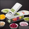 Ferramentas de vegetais de frutas 7 em 1 Ferramentas de vegetais Cutter Food Slicer Dicer Fruit Cutters Ralortador de queijo 899 R2 Entrega de gota Home dhvbh