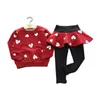 Set di abbigliamento KEAIYOUHUO Bambini Autunno primavera Neonate Vestiti Set T shirt Pantaloni Abiti Bambini Tuta per tuta sportiva 221118