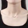 Transferen kraal ketting voor vrouwen zegen rijkdom Good Luck Gold kleur zilver kleur sleutelbeen ketting eenvoudige choker boeddhistische sieraden