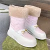 Australia Warm Boots Snow Boot Ankle Bootss Women Classic Winter Full Fur Fluffy Furry Satin Cotton Shoes With Box NO428