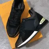 Biegnij Sneakers Buty sportowe trampki swobodni trenerzy Prawdziwi skórzancy mężczyźni Racer Kobiety koronkowe czarne brązowe mieszkanie Mężczyźni Kobieta z dala od pudełka No12