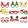 Kerstversiering Vrolijk Decoratie Set Kerstman Hoeden Sneeuwpop Elk Bril Xmas Hoofdband Voor Kid Kinderen Volwassen Jaar Gift 221117