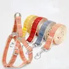 Dog Collars Harness Cat Leash Set Adjustable Vest Collar For Puppy Small Outdoor Walking Chihuahua