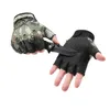 Gants de cyclisme tactique demi-doigt armée militaire Paintball Airsoft Combat caoutchouc équipement de protection nouveau T221019