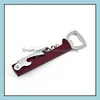 Apriscatole Mtifunction Apribottiglie per birra Cavatappi portatile in acciaio inossidabile Accessori per bar per bottiglie di vino Utensili da cucina Drop Delivery Ho Dh4Vb