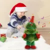 Fournitures de jouets de Noël Ornement électrique créatif Conception de commutateur unique Jouets en peluche Simulation Saxophone / Guitare pour enfants Cadeau pour enfants 221117