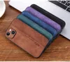 Business Pu Leather Soft TPU stötsäkra fodral för iPhone 15 14 Pro Max Plus 13 12 11 X XS XR 8 7 iPhone15 Phone14 Classic Cube Luxury Fine Hole Men telefon Cover Back Hud