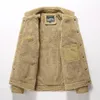Erkek Ceketler Kış Coats Yün Astar Daha Kalın Sıcak Kaliteli Pamuklu Günlük Dış Giyim Boyutu 6xl 221117