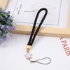 1PC Cell Phone Straps Charms Woven Leather Mobile Lanyard New Star Shape Bracelet Short Keychain Hand Wrist