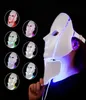 Electric Face Scrubbers LED Facial Mask Therapy 7 Colors Machine Light Skin Care Wrinkle Acne Removal Anti Againg226R