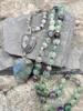 Pendentif Colliers Labradorite Fluorites Pierre Perles Collier Fait Main M0121