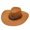 Boinas 28tf Hat Fedora Cowgirl Viagem Partido de Noiva Bacharelas Chapéus