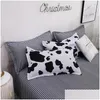 Conjuntos de cama Padrões de vaca de moda impressão Ers Set Blend Algoding Bedcola Bedia Duvet ER Brophcase