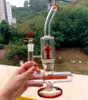 Orange glas vatten bong vattenpipa med svamp perc 12,5 tum oljebrännare dab rigg skål shisha rökrör för tobak