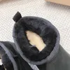 Klasik Mini Kadın Platformu Boot Ultra Mat Kürk Kar Botları Süet Yün Karışımı Konfor Kış Tasarımcı Ayak Bileği Patez koyun derisi ayakkabıları