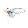 Szpilki broszki szpilki broszki wykwintne proste gradient kolor przezroczysty owad Dragonfly broszka moda damskie damskie Dress Western Access Dhlkp