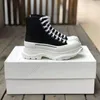 Designer Boots Fashion Casual Shoes Tread Slick Canvas Sneaker Platform Shoes High Triple White Royal Pale Pink Red Women 34-45