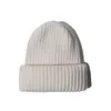 Kış ipek saten astarlı bere şapkaları kadınlar erkekler unisex kalın tıknaz kapalı çizgili sıcak yumuşak yüksek kaliteli kaşmir örme örgü şapka j220722