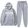 남자 Tracksuits 남자 가을 겨울 세트 TrapStar 까마귀 바지 조각 캐주얼 tracksuit womanSportswear 브랜드 의류 땀 Suitluxury 의류