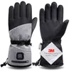 Gants de cyclisme Gants d'hiver 3M Coton Chauffe-mains électriques Gants thermiques Imperméables Snowboard Vélo Moto Vélo Ski En Plein Air T221019