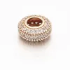 CZ Pave Setting Spacer Beads Charm for DIY Bracelet Necklace Making