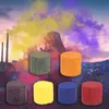 16pcs Funny Colorful Smoke Cake Spray Effect Show Halloween Party Stage Studio Wedding Po Props Magic Fog cake 220816