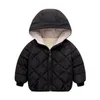 Manteau en duvet automne hiver enfants doudoune garçons filles mode épais veste chaude bébé à capuche vêtements d'extérieur chauds enfants coton manteau 2-7 ans 221118