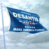 3x5 ft DeSantis 2024 Bandeiras fazem da Am￩rica Florida Flag Vote Red Republican FJB Flag Home Garden Yard Decora￧￣o Item com 2 ida