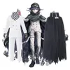 Anime Kostüme Danganronpa V3 Kokichi Oma Uniformen Schal Umhang Set Cosplay Kostüm Kleidung 221118