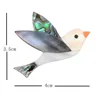 Szpilki broszki piny broszki seksemara naturalny ptak dla kobiet dziewczyny