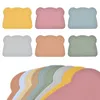 Tasses Vaisselle Ustensiles Couverture de qualité alimentaire Tapis de table Vaisselle pour enfants Pad Napperon en silicone Baby Feeding Stuff 221117