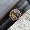 Philipp Super Mens koppel voor vliegwiel Pate luxe holle kijkt uit Baida Automatisch groot vliegwiel Mechanische vier pin werkwistwatches mode nautilus jd3l