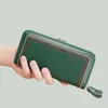 Wallet Genuine Leather Women Clutch Female Purse Long Money Bag Zipper Coin Bee Luxury Brand Wristlet Phone Hasp s 221030