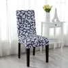 Chair Covers Printed Elastic Removable Washable Stretch Banquet Seat For Home Kitchen El Office Cases