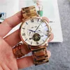 Top Flywheel Mens Watches Super Brand Luxury Multifunction Wristwatch Torque Waterproof High Quality Timepiece Male UNNA