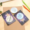 Anmärkningar 24 st Korea Creative Planet Shape Notepad Earth Moon Round N Times Publicerade kommentarer 221118