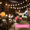 Strings 10M G50 Bulb Lamp String Set 5LED Lights Waterproof Hanging Decorative Lamps For Wedding Christmas Party Room Garland Decoration