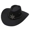 Bérets 28TF Chapeau de cowboy Fedora Cowgirl Voyage Bridal Party Bachelorette Chapeaux