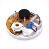 Detector integrado de humo y temperatura independientes Detector Integrado de 9V Temperatura alimentada por la batería y sensor de alarma de humo H220411