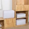 Clothing Storage Foldable Quilt Bag Waterproof Clothes Pillow Closet Organizer Dustproof Wardrobe Sorting Bags White