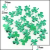 Decorações de Natal Decorações de Natal 100pcs Tabela Holly Berries e folhas Apliques para a coloração de laser DIY 22091 DHC85