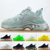 Dad Shoes Casual Shoes Mens Sneakers Trainer Clear Bubble Bottom Black Red Old Grandpa 2023 New Men Women 17Fw Triple S Chaussures SIZE