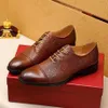 2022 Мужская одежда для женской обуви для свадебной обуви модные туфли формальная подлинная кожаная оксфордс мужски бренды бизнес-повседневные лоферы размером 38-45 Mkjkkk000002