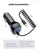 TOP 31A Car Charger With Mobile Phone For Samsung S10 Xiaomi Micro USB Type C Cable Fast Cars Phone Chargers Adapter1511365