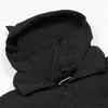 Heren Down Men Hip Hop Parka Skull Borduurde heren Warm jas Streetwear Dikke lagen mannelijke winter hoorn gemaskeerde capuchon met capuchon met capuchonse parka's