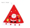 عيد الميلاد يدويًا DIY Santa Party Hat Hat رياض الأطفال الإبداعية DIY مواد عيد الميلاد العطلات الحرف اليدوية للأطفال DE938