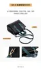 Kvällspåsar 2022 Kvinnor Fashion Business Portcase Bag Woman Pu Handbag Work Office Ladies Cross Body For Handbags Black