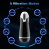 Männliche Masturbation Tasse Saugen Vibration 2 in 1 sexy Spielzeug für Männer Pussy Blowjob sexy Maschine Erhitzt Masturbatoren Vaginas For232J5799455