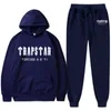 남자 Tracksuits 남자 가을 겨울 세트 TrapStar 까마귀 바지 조각 캐주얼 tracksuit womanSportswear 브랜드 의류 땀 Suitluxury 의류